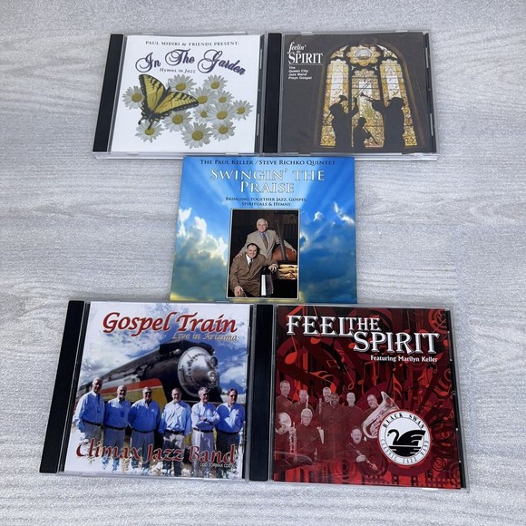 Other - Gospel Jazz CD Lot of 5: Paul Midiri Climax Paul Keller Black Swan Queen City